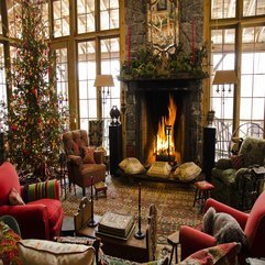 Best Inspirations : Decorations Fantastic Christmas Fireplace Mantel With Luxury - Karbonix