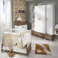 Best Inspirations : Denise Baby Nursery Design With Beautiful Decor White Brown - Karbonix