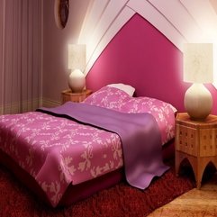 Design Bedroom Set Pink Interior - Karbonix