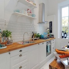 Design For Kitchen With Scandinavian Style Looks Cool - Karbonix