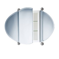 Design For Mirror Medicine Cabinets Unique Oval - Karbonix