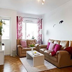 Best-inspirations : Design For Small Spaces With Leather Sofa Material Living Room ~ Karbonix