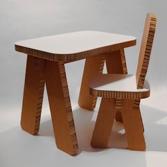 Design For Table And Chair Cardboard Furniture - Karbonix