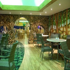 Design Ideas With Jungle Theme Cafe Interior - Karbonix