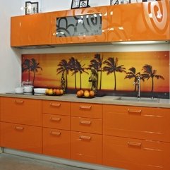 Design Orange Kitchen - Karbonix