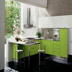 Best Inspirations : Design Photos With Green Cabinet Free Kitchen - Karbonix