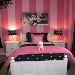 Best Inspirations : Design Pink And Black Room Decorating Ideas Cute Bedroom - Karbonix