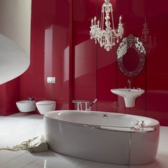 Design Red Bathroom - Karbonix