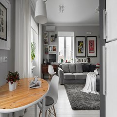 Design Small Apartment In Moscow Defined By The Mix Of Modern With - Karbonix