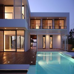 Best Inspirations : Design Two Level Contemporary Residence Perfect Ligthing - Karbonix