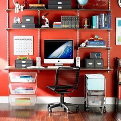 Design Wall Organizers Home Office With Red Wall How - Karbonix
