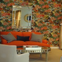 Design With Flower Pattern Retro Interior - Karbonix