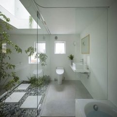 Design With Garden Room Inside Small Toilet And Bathtub Japanese House - Karbonix