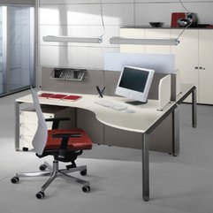 Design With Interesting Furniture White Office - Karbonix