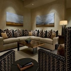 Design With Polkadot Seat Cushions Makes Your Room Comfort Livingroom - Karbonix
