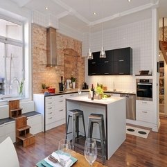 Best Inspirations : Design With Scandinavian Style Minimalist Kitchen - Karbonix