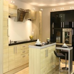 Best Inspirations : Design With Wooden Furniture And Cabinet Pattern Modern Kitchen - Karbonix