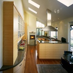 Design With Wooden Scheme Kitchen Interior - Karbonix