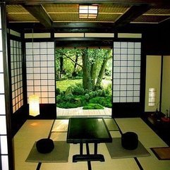 Designer Living Room Japanese Interior - Karbonix