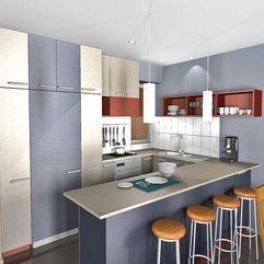 Designing Small Kitchen Remodels With Blue Theme How - Karbonix