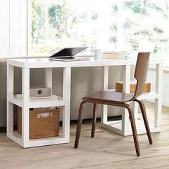 Desk White Console - Karbonix