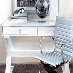 Best Inspirations : Desk White Lacquer - Karbonix