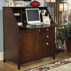 Desk With Hardwood Floors Ikea Secretary - Karbonix