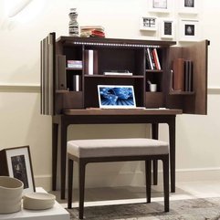 Desk With White Walls Ikea Secretary - Karbonix