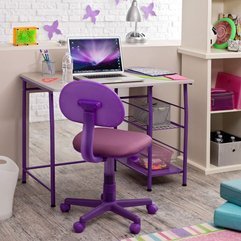 Desks Furniture Purple Kids - Karbonix