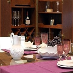 Detail Of Elegant Table In Retro Dining Room Royalty Free Stock - Karbonix