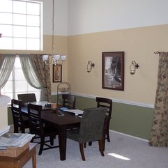 Dining Room Adorable Brown Dining Room Design With White Chair - Karbonix