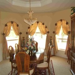 Dining Room Charming Dining Room Decoration Ideas With Arched - Karbonix
