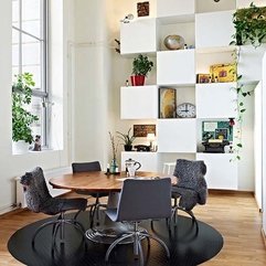 Dining Room Comes With Modern Furniture In Elegant Black Color - Karbonix