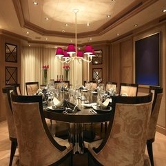 Dining Room Contemporary Dining Room Ideas With Luxurious Circle - Karbonix