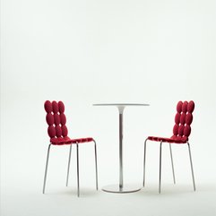 Best Inspirations : Dining Room Cool And Cute Red Two Contemporary Dining Chairs With - Karbonix