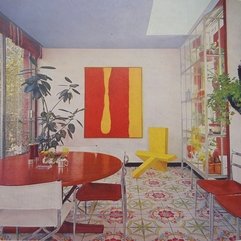 Best Inspirations : Dining Room Cool Red Stainless Legs Dining Chairs And Red Round - Karbonix