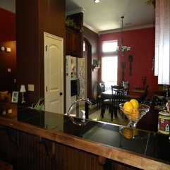 Dining Room Excellent Glass Orange Bowl With Awesome Black Dining - Karbonix