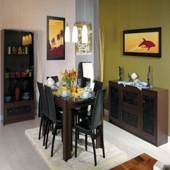 Dining Room Furniture With Black Seat Images - Karbonix