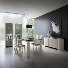 Dining Room Furniture With Black Wall Images - Karbonix