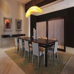 Best Inspirations : Dining Room Ideas With Nice Shape Lighting - Karbonix