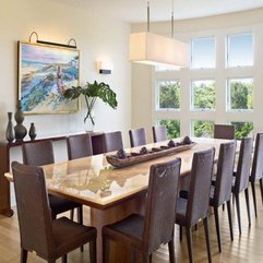 Best Inspirations : Dining Room Ideas With Shiny Table Lighting - Karbonix