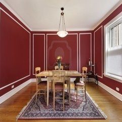 Best Inspirations : Dining Room In Condo With Red Walls Royalty Free Stock Photo - Karbonix