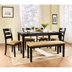 Dining Room Inspiring Black Wooden Frames Four Pieces Stairs Back - Karbonix