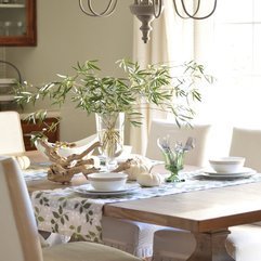 Dining Room Interesting Dining Room Decoration With Bamboo Leave - Karbonix