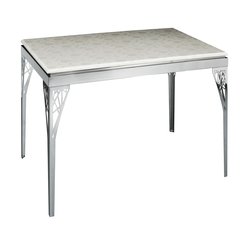 Dining Room Luxury And Gorgeous Glass Dining Table Stainless - Karbonix