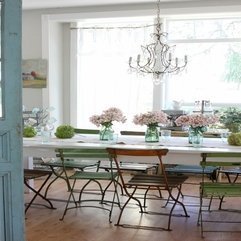 Dining Room Stunning Shabby Chic Dining Room Design With - Karbonix