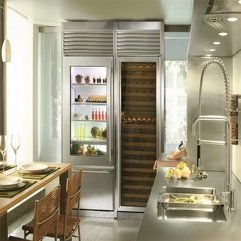 Dining Room Stunning White Kitchen Design With Stainless Steel - Karbonix