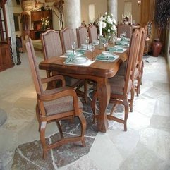 Best Inspirations : Dining Room Tables With Natural Floor French Country - Karbonix