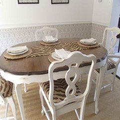 Dining Room Tables With Tiger Skin Theme French Country - Karbonix