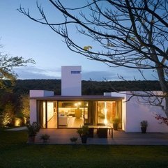 Dining Space Which Connected To Kitchen By Glass Door Modern Outdoor - Karbonix